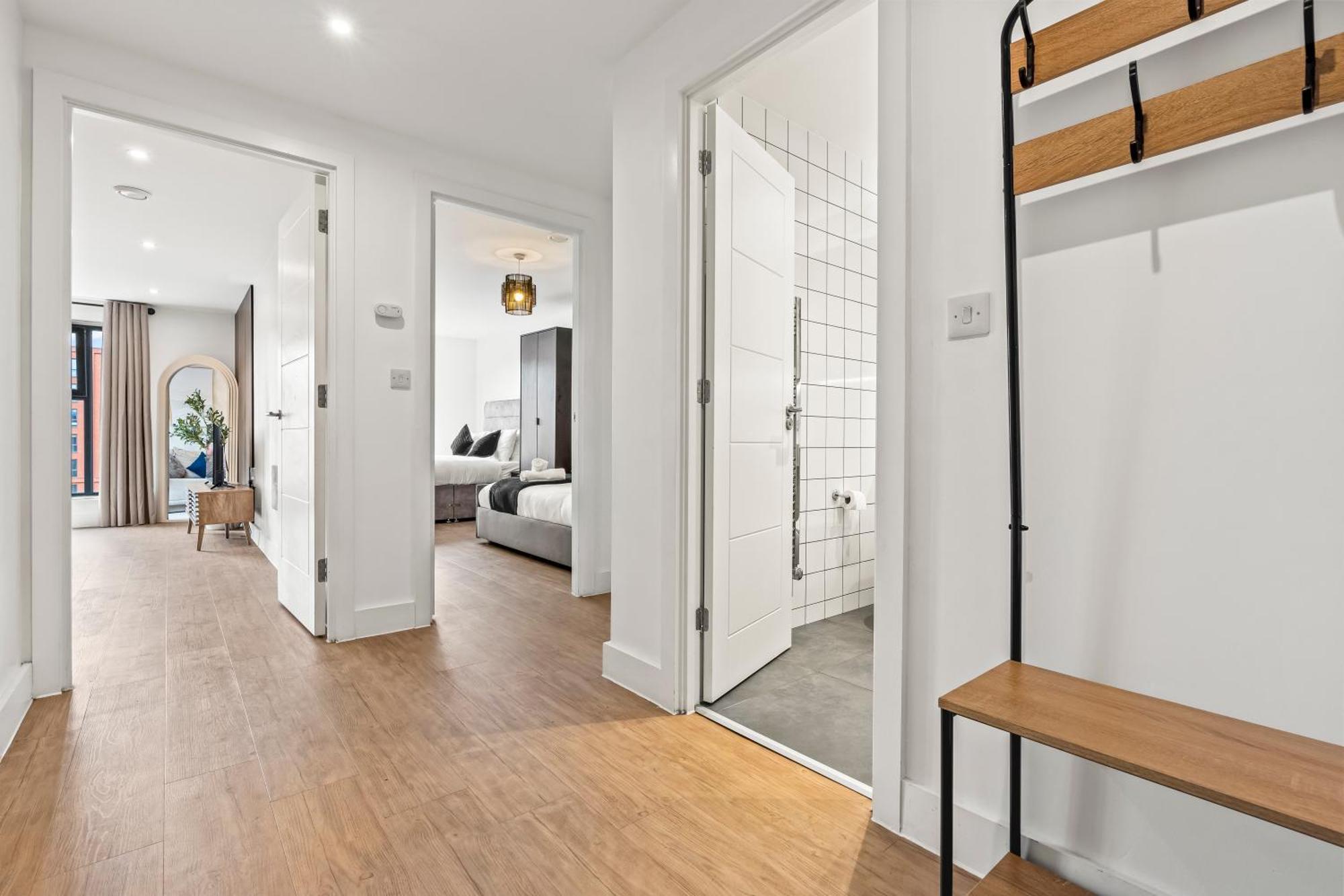 Modern Cosy 1-bed, Sleeps 6, Central, Netflix Apartment Birmingham